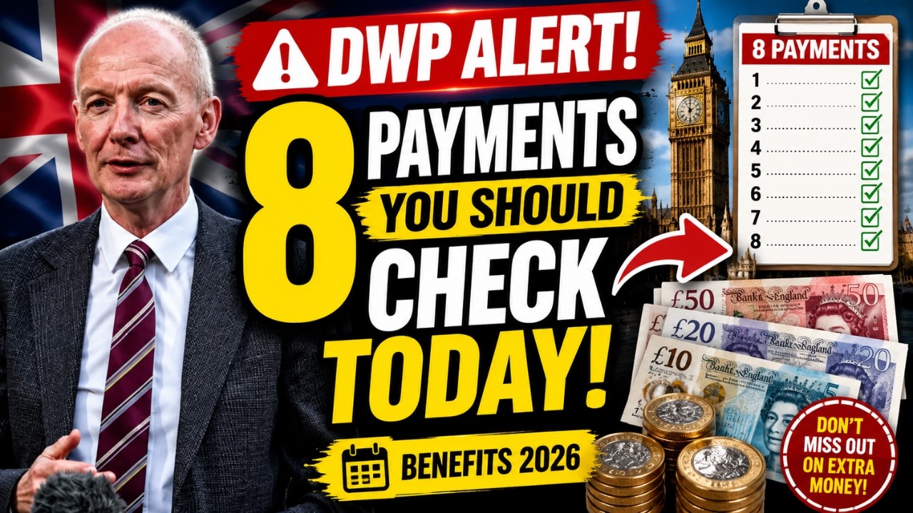 DWP Benefits 2026: 8 Payments You Could Be Missing &mdash; CHECK TODAY! 🚨
