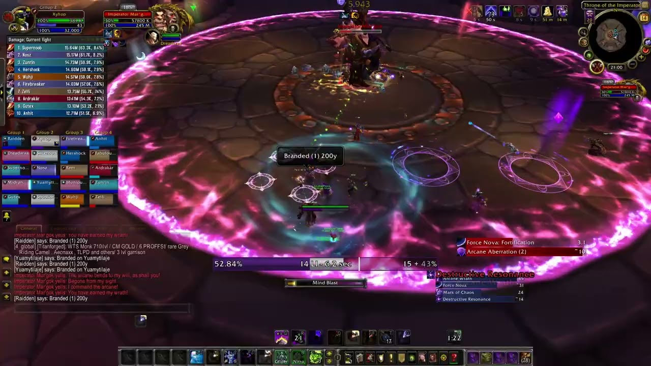 [Legion Prepatch] Xyhop VS Imperator Mar'gok Mythic