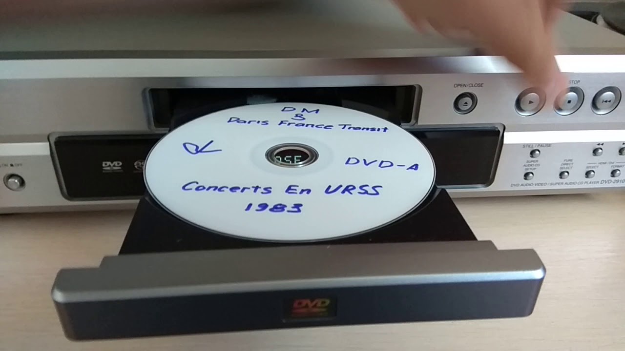 Проигрывание разных типов дисков на DENON DVD-2910
