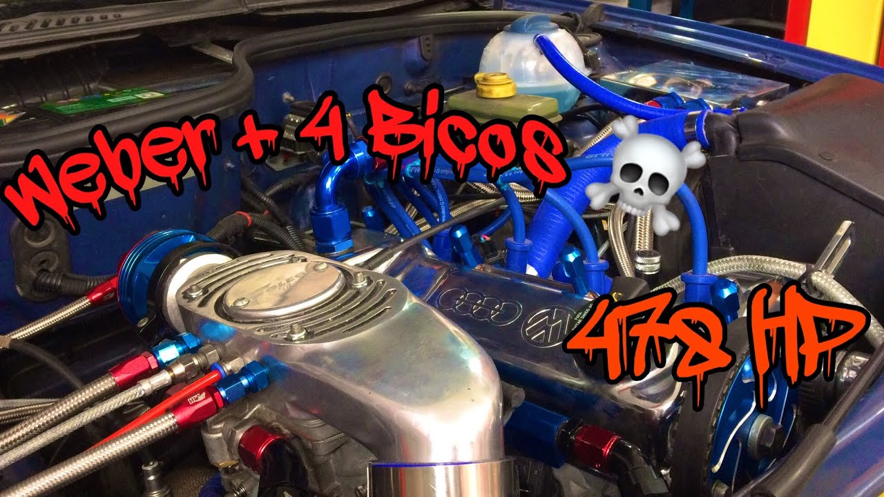 Gol 1.9 Turbo - Weber + 4 Bicos -478Hp @2.5Bar