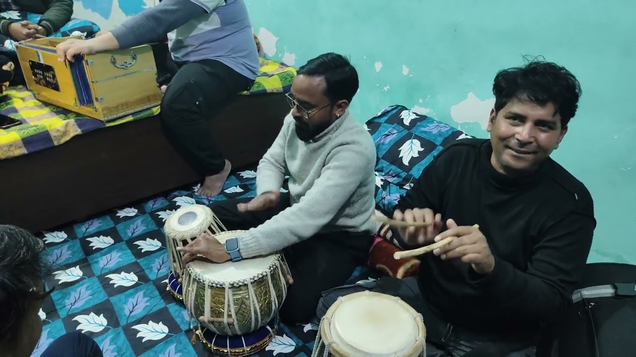 Manju Nautiyal // Deepak Kumar // Goldy Nautiyal // back stage practice Live performance