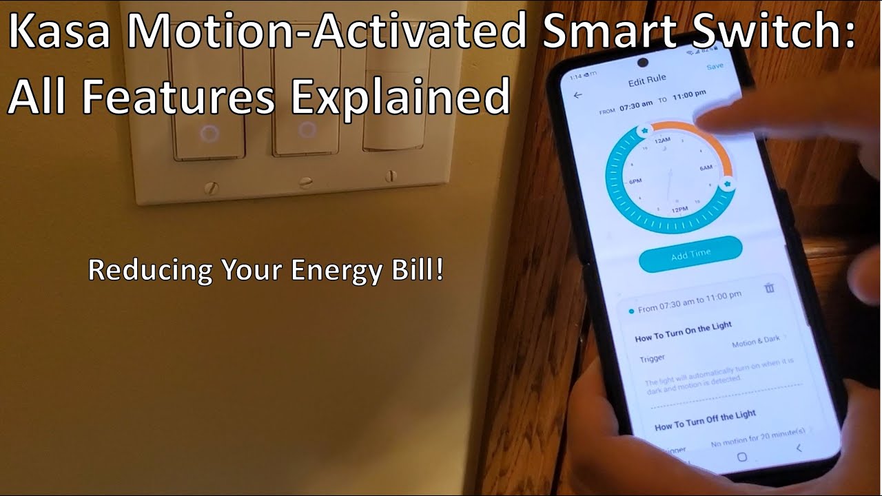 Умный выключатель Kasa Motion-Activated: обзор спустя 3 недели, все функции подробно описаны