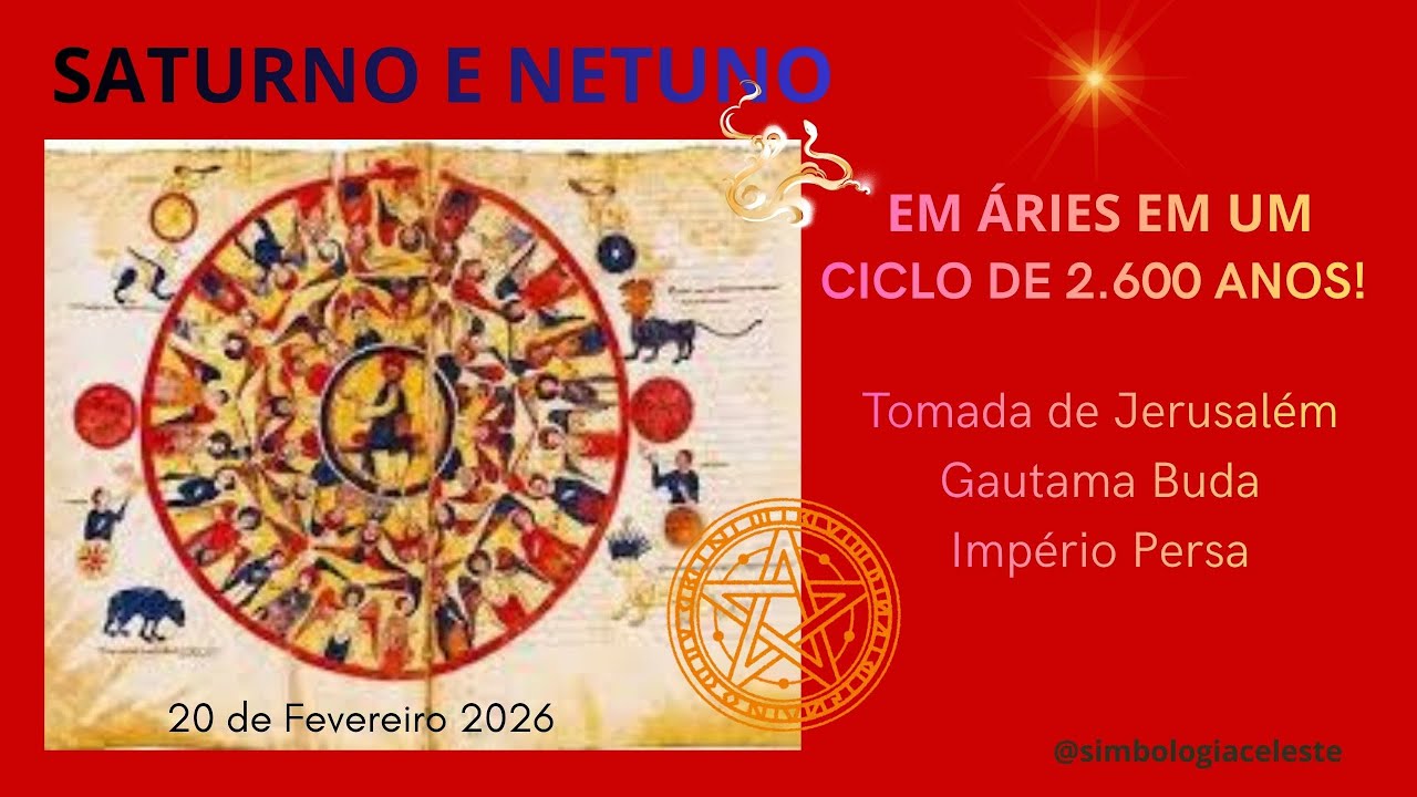 UMA VIRADA MILENAR! Saturno e Netuno em ÁRIES!