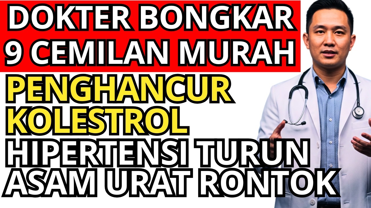Lansia Wajib Tahu ‼️ 9 Camilan Sederhana Ini Bantu Turunkan Kolesterol dan Asam Urat Tanpa Obat
