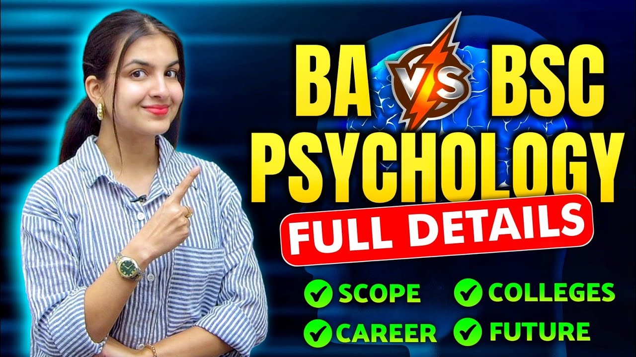 BA vs. BSC Psychology: Difference, Scope, Career, Colleges | How to become a psychologist? #career