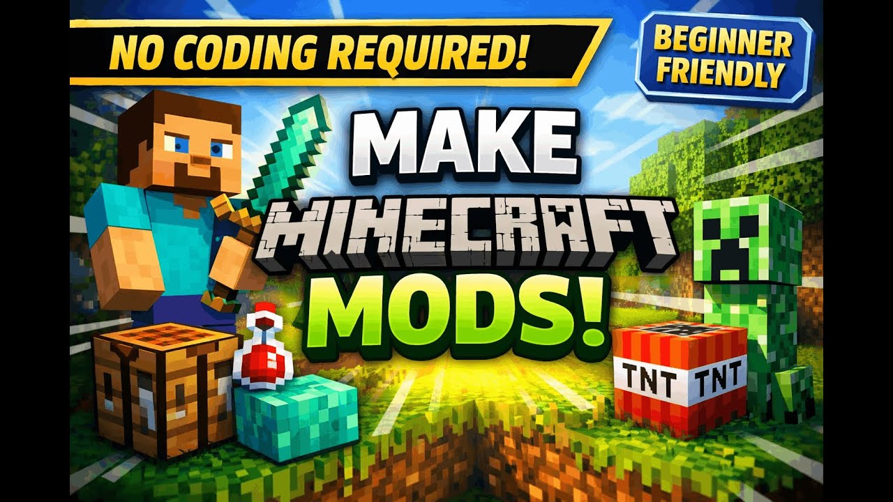 Minecraft Modding for Absolute Beginners (No Coding Required)