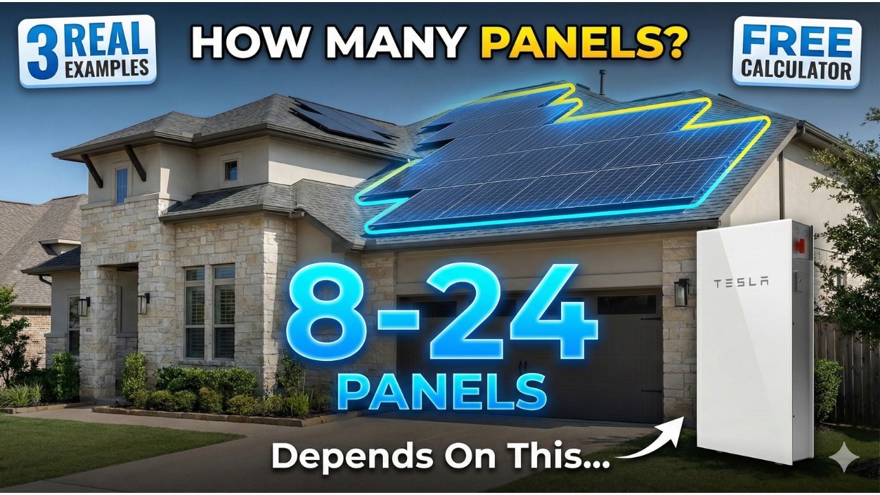 Сколько солнечных панелей мне нужно для зарядки аккумулятора Tesla Powerwall?