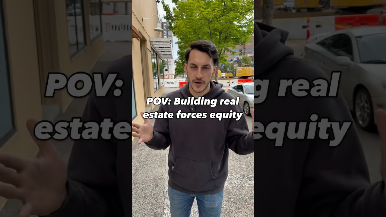 Building your personal house forces equity🏡💰 #build #realestate #newconstruction #development