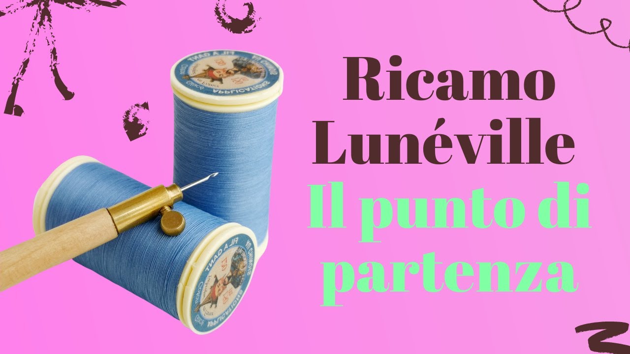 Ricamo Luneville - Il punto di partenza facile - Ricamo alta moda