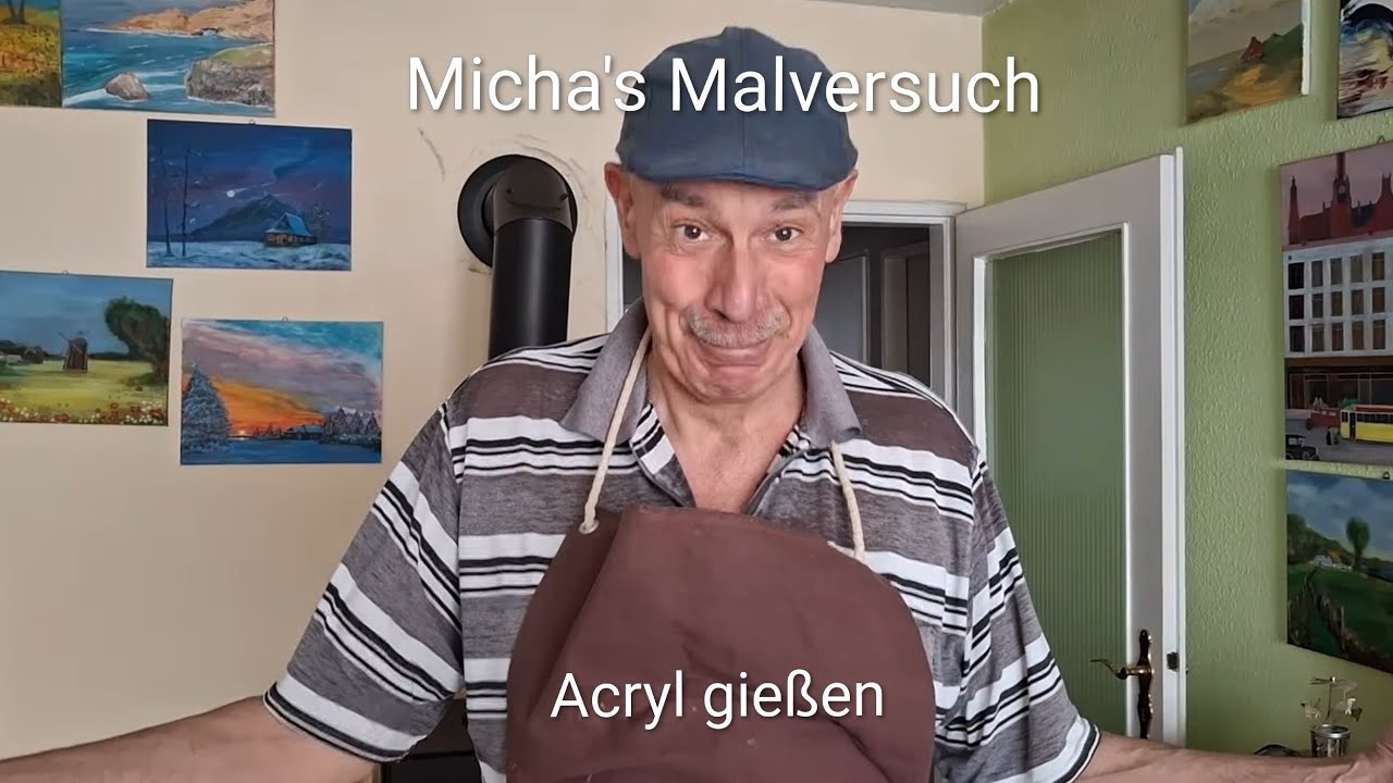 Acryl gießen, 1. Versuch. 
