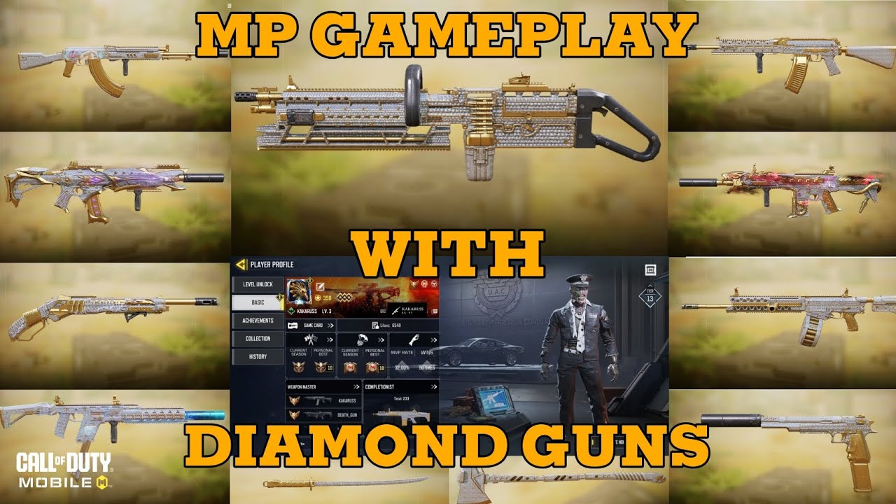 GAMEPLAY WITH DIAMOND GUNS🥸 | CODM