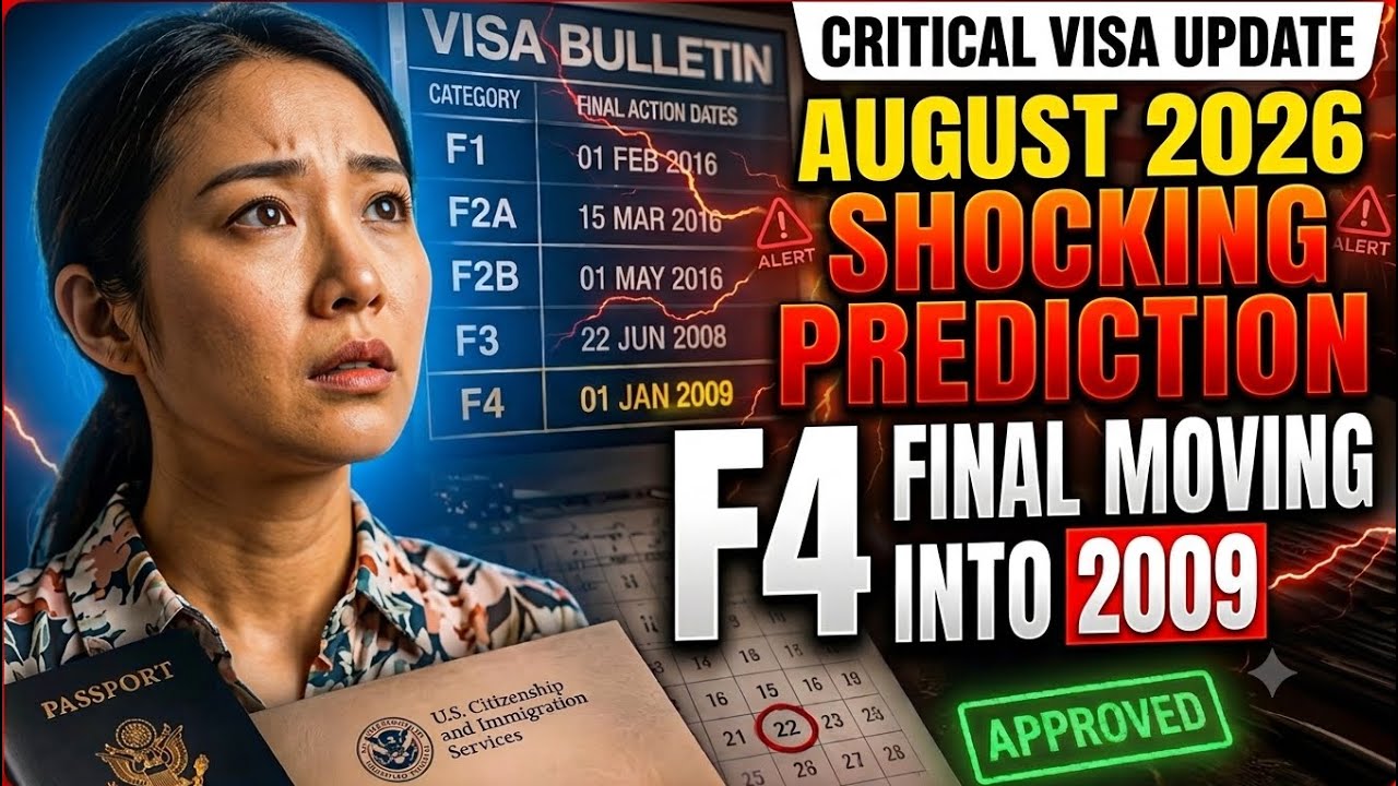 August 2026 Visa Bulletin SHOCKING Prediction | F4 Moving Into 2009?