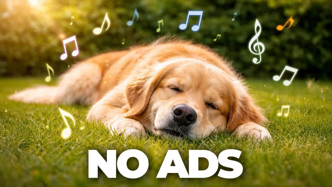 [NO ADS] 4 Hours of Calming Music for Dogs 🐕🎶 | Anxiety Relief, Sleep & Relaxation for Dogs