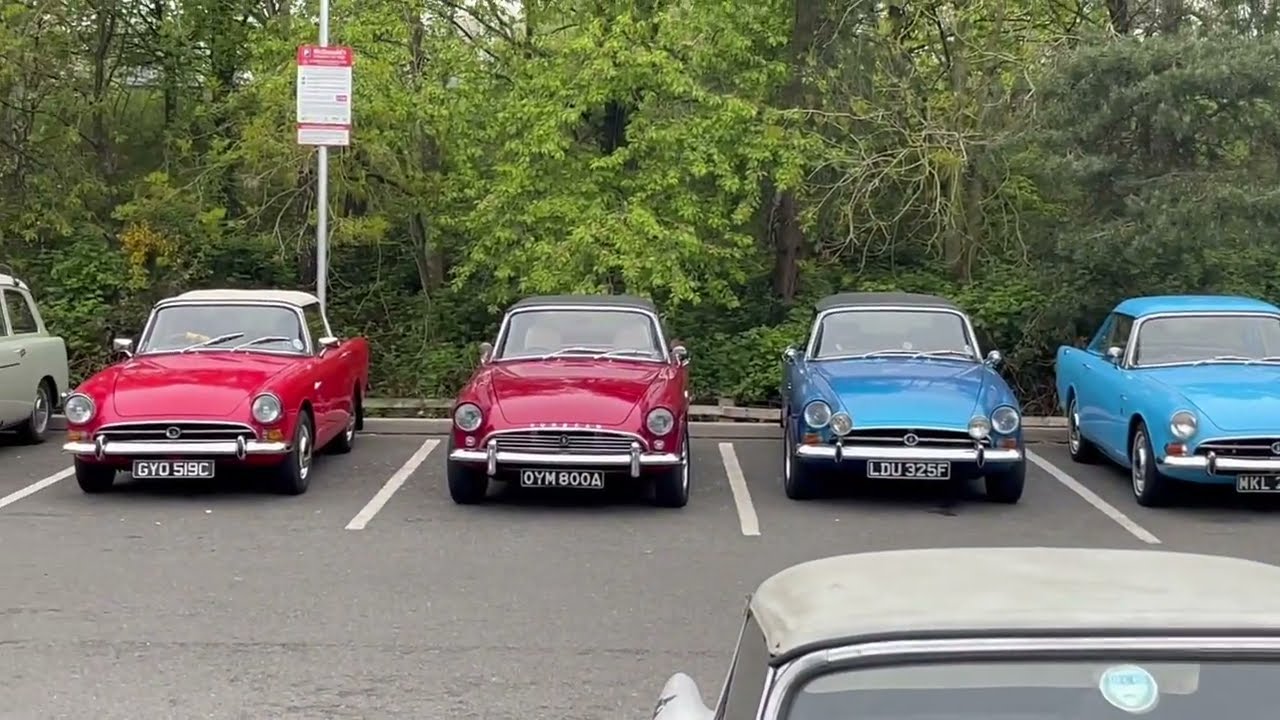 Sunbeam Alpine: Visit to The Giants of Brede Steam Engines