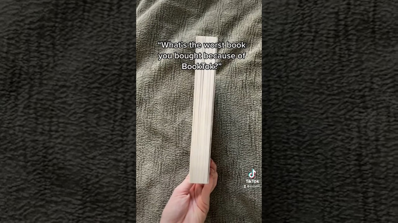 Худшая книга, которую я купил из-за BookTok