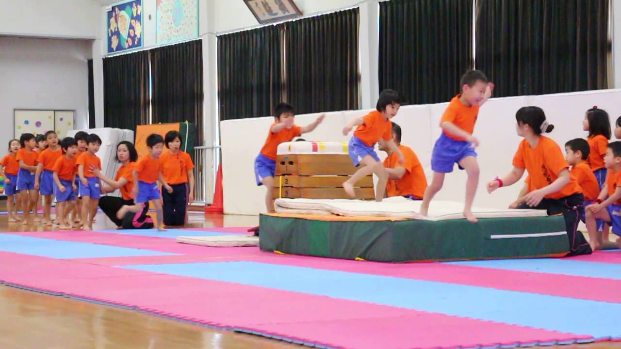 【慶応幼稚園（愛媛・松山）】跳び箱・秒跳び4