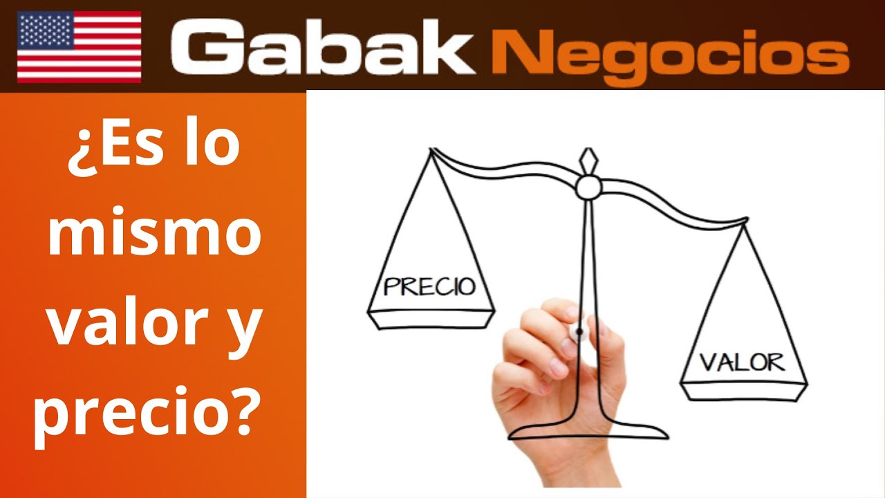 ¿Qué diferencia hay entre valor y precio?
