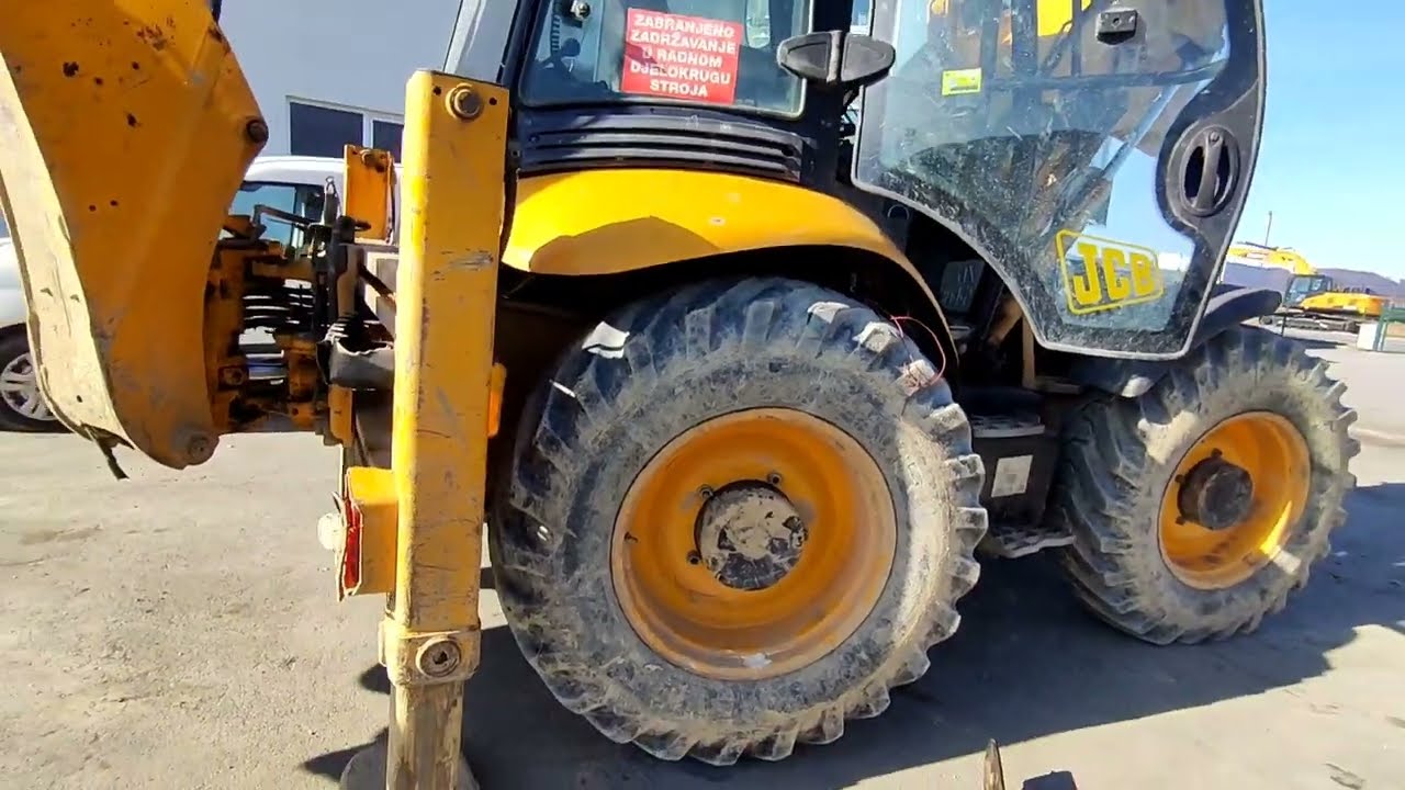 JCB 4CX steering fault (problem skretanja)