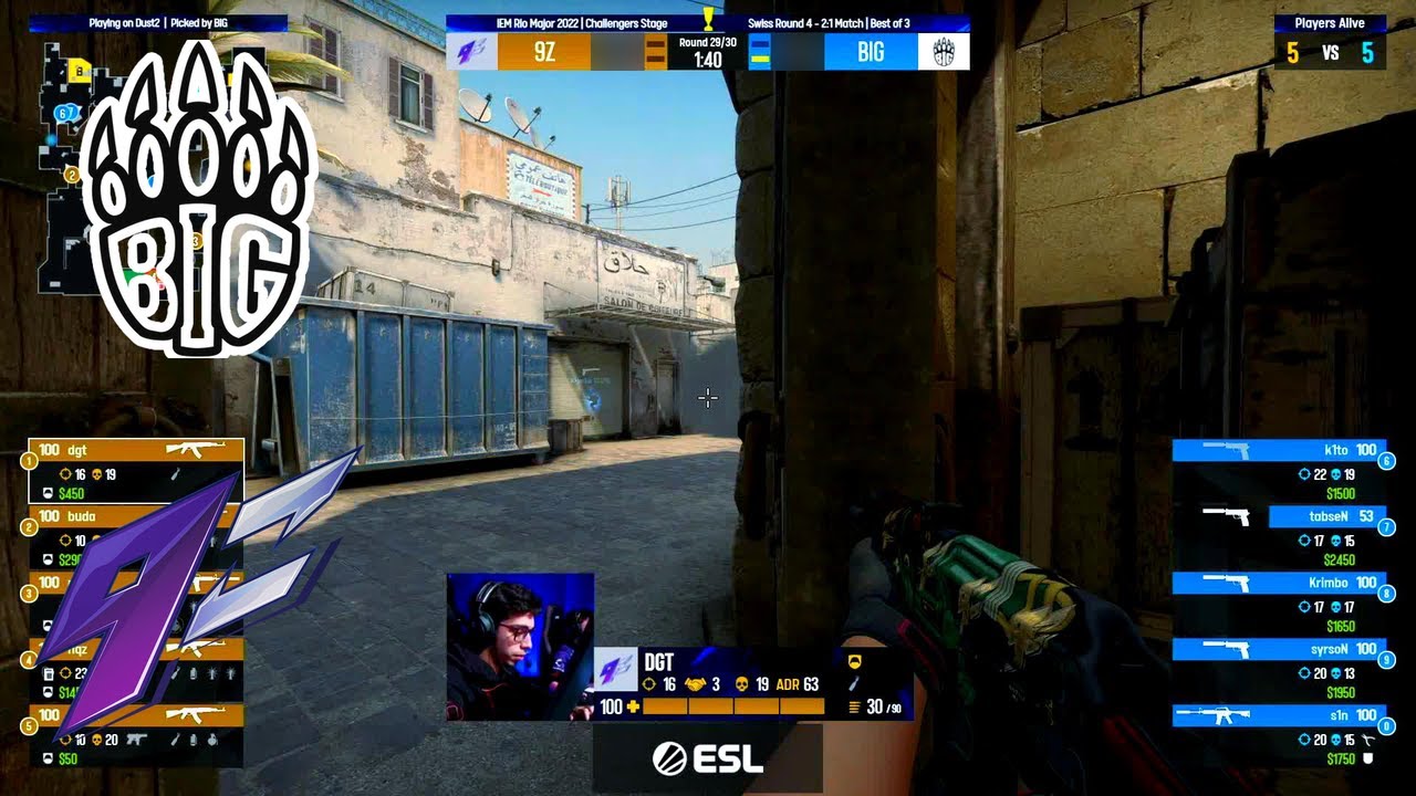 BIG vs 9z | Highlights | IEM Rio Major 2022 - Challengers Stage