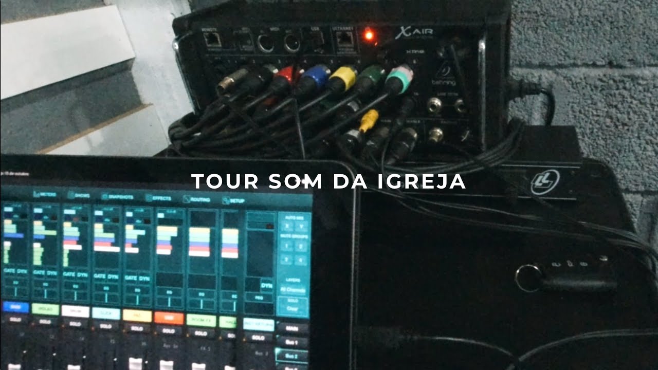 Tour pelo Sistema de Som da igreja IB TritonSamples