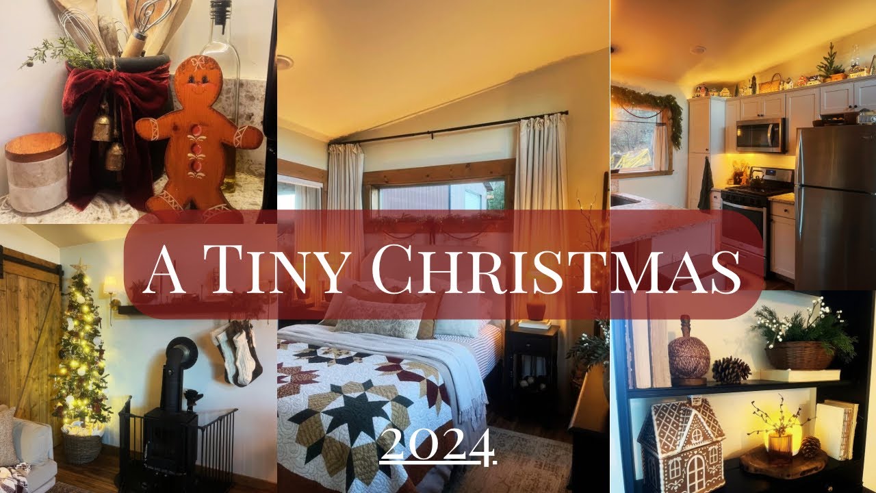 How I Decorated My Tiny Home for the 2024 Christmas Season 🎄Silent Tour 🎄
