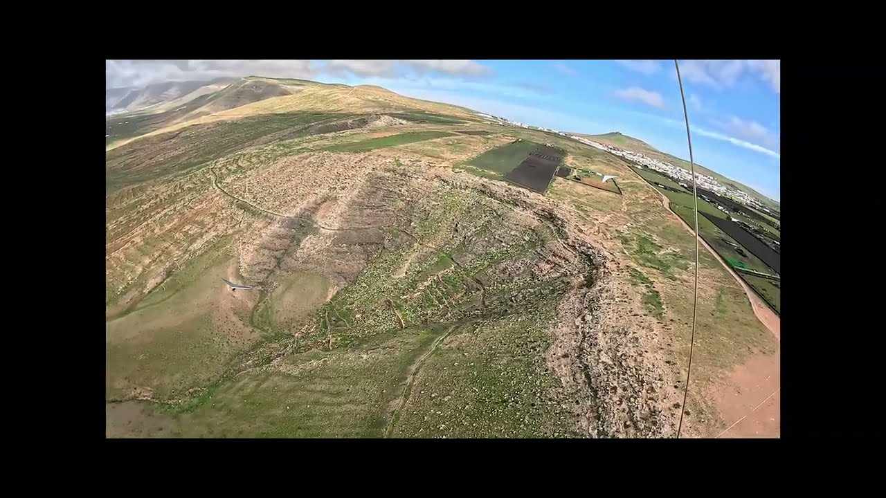Hang Gliding to the Clouds in Famara Lanzarote