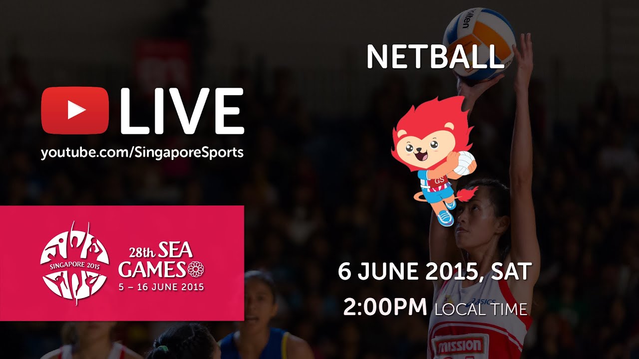 Netball Semi-final Malaysia vs Brunei Darussalam | 28th SEA Games Singapore 2015