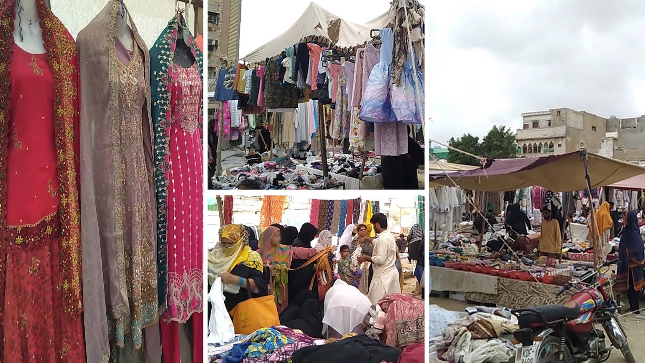 Konragi Lunda Bazar | Leftover Branded Suit,Heels & Makeup | Low Price Goods | Bachat Bazar Karachi