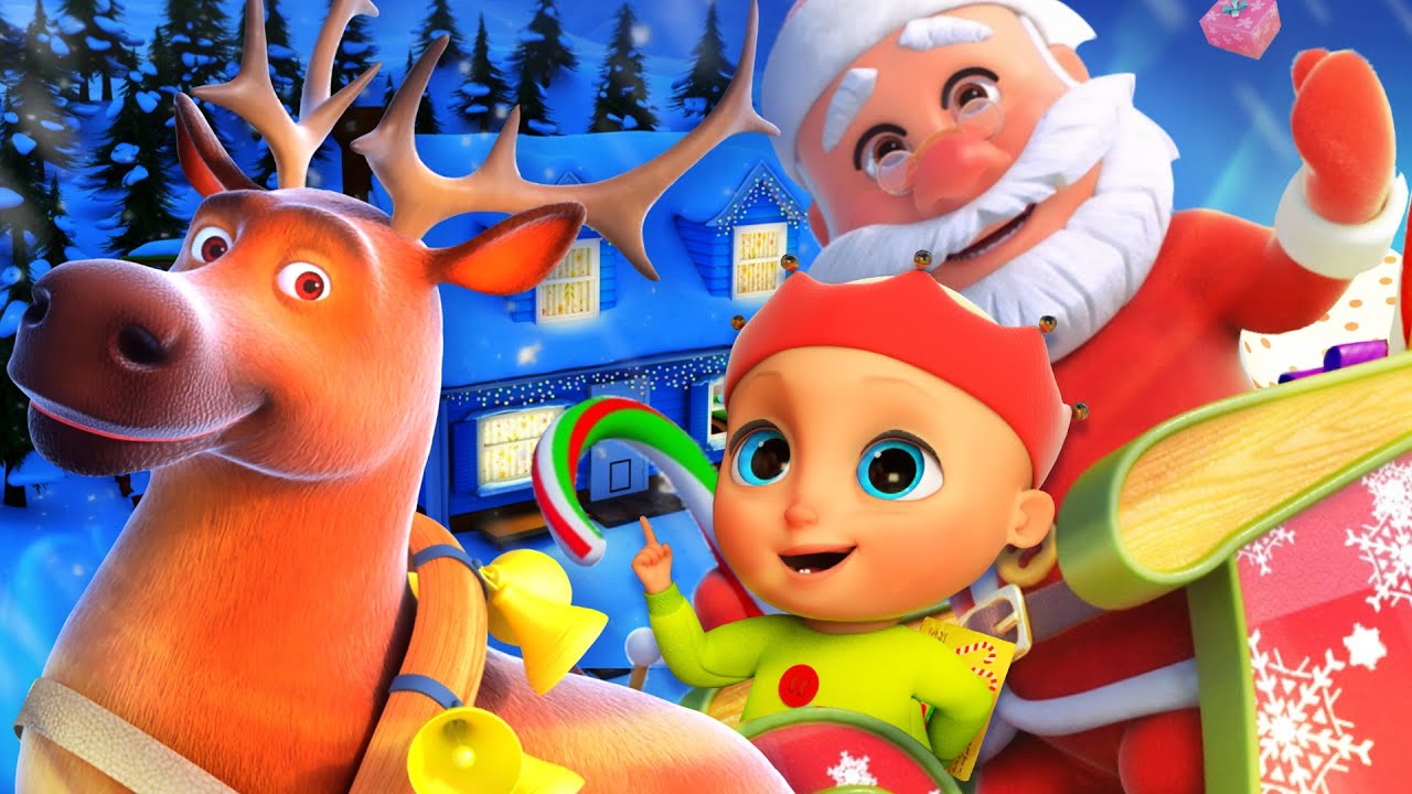 🎅Anoiteceu - Papai Noel - e mais Canções de Natal para crianças com Johny e Amigos