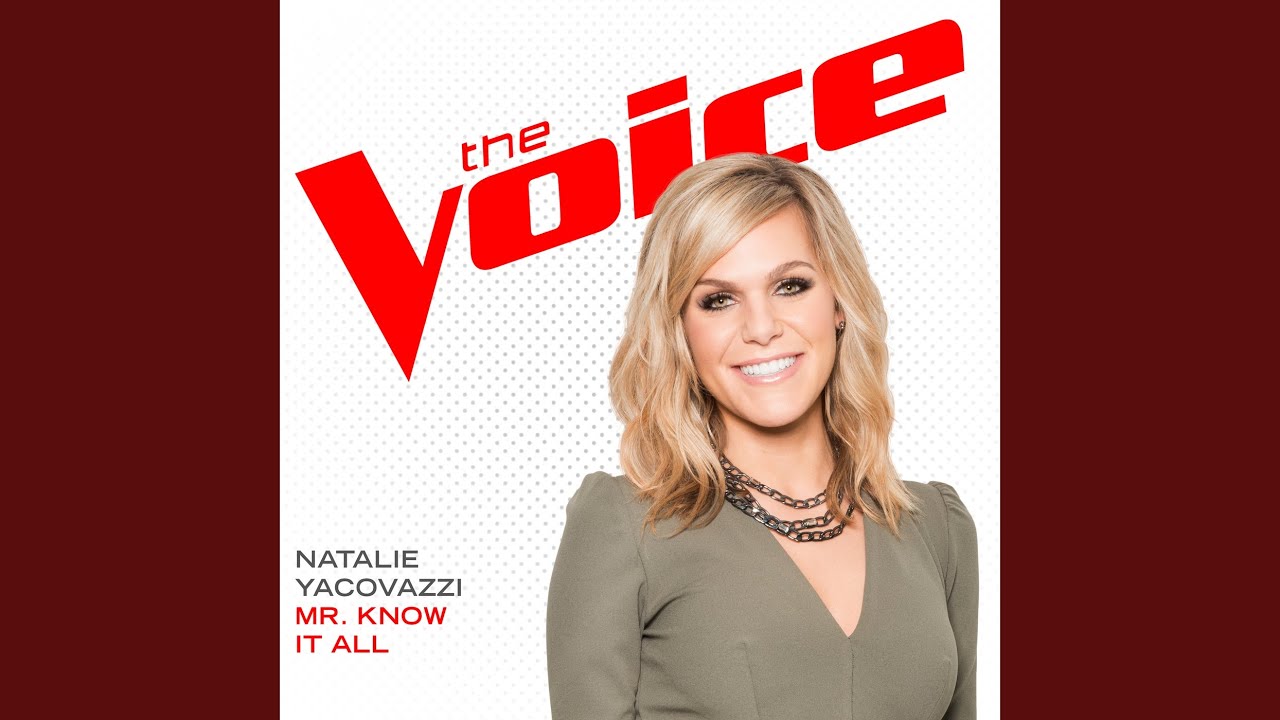 Mr. Know It All (The Voice Performance)