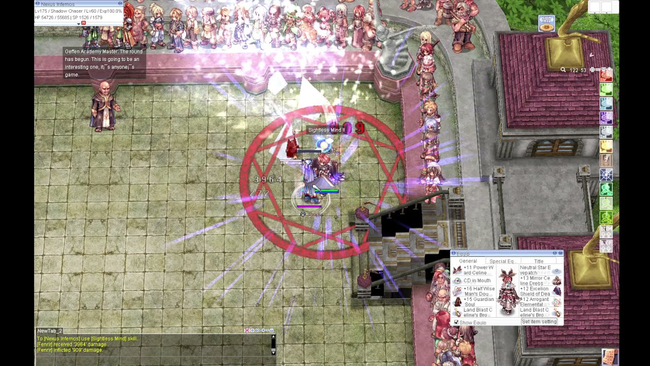 [iRO] Shadow Chaser Auto Spell VS Fenrir