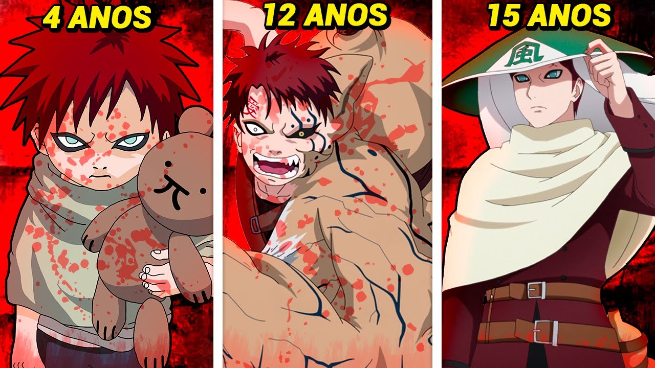 A HISTÓRIA COMPLETA DO GAARA DA AREIA | O QUINTO KAZEKAGE EM NARUTO