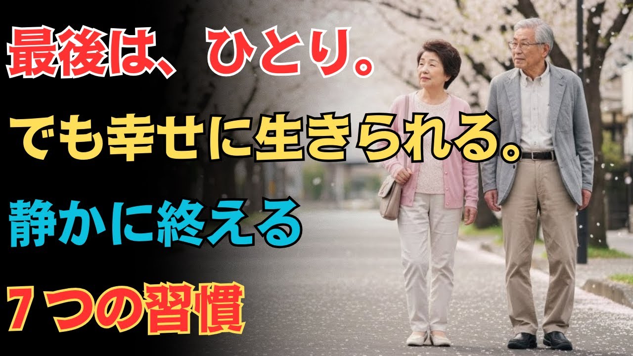誰にも迷惑をかけず、穏やかに人生を終える７つの秘訣