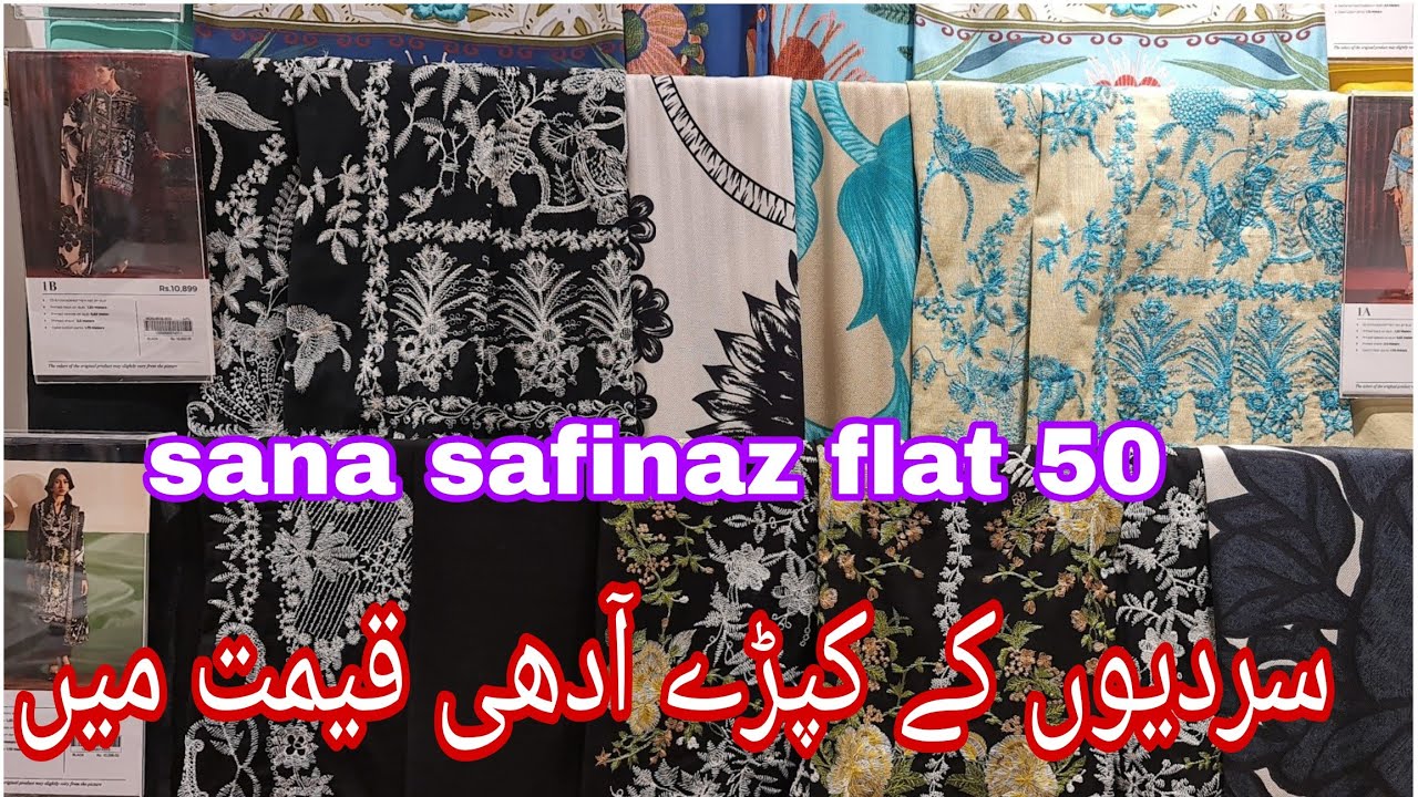 Sana.Safinaz Flat 50 % Sale on.Winter  Collection