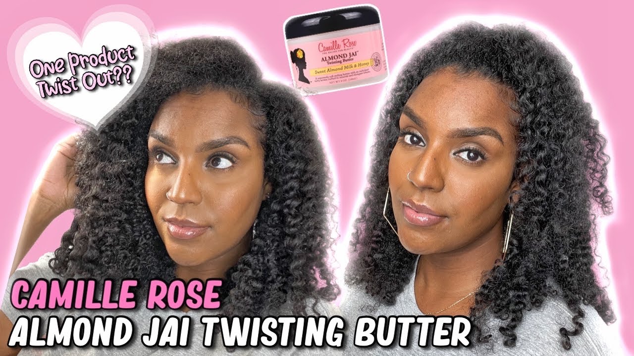 ONE PRODUCT TWIST OUT Using Camille Rose Almond Jai Twisting Butter | Camille Rose Naturals Review