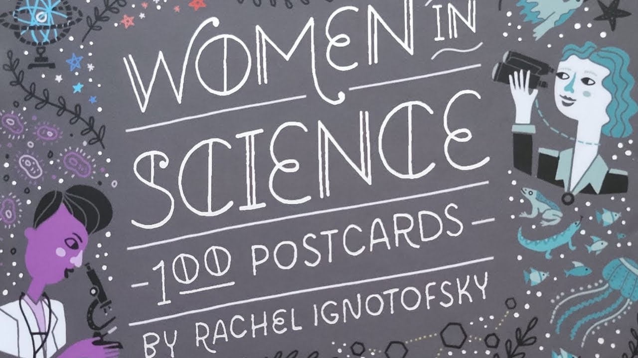 Unboxing my new Women in Science postcards