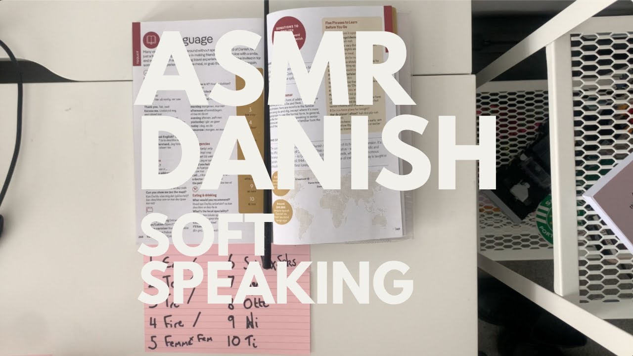 ASMR| Learn DANISH With Me (soft spoken male asmr)
