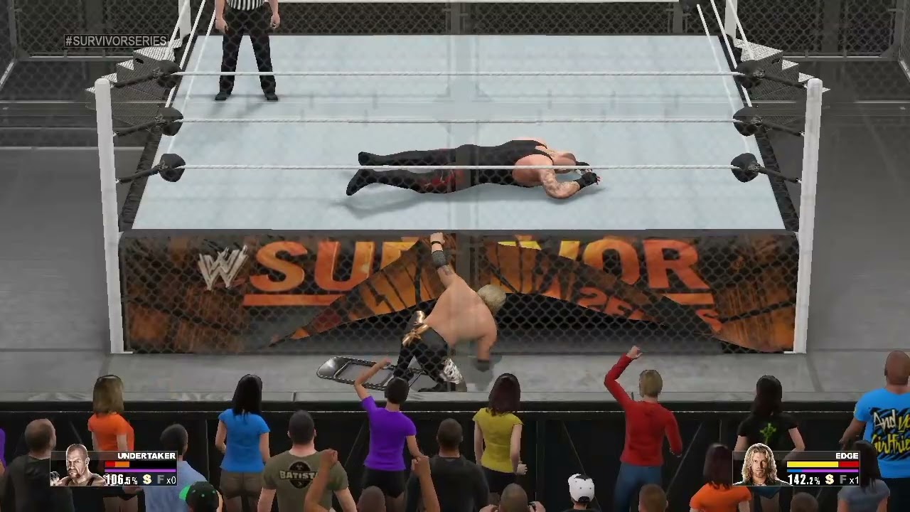 WWE 2K15 PC GAMEPLAY | UNDERTAKER VS EDGE