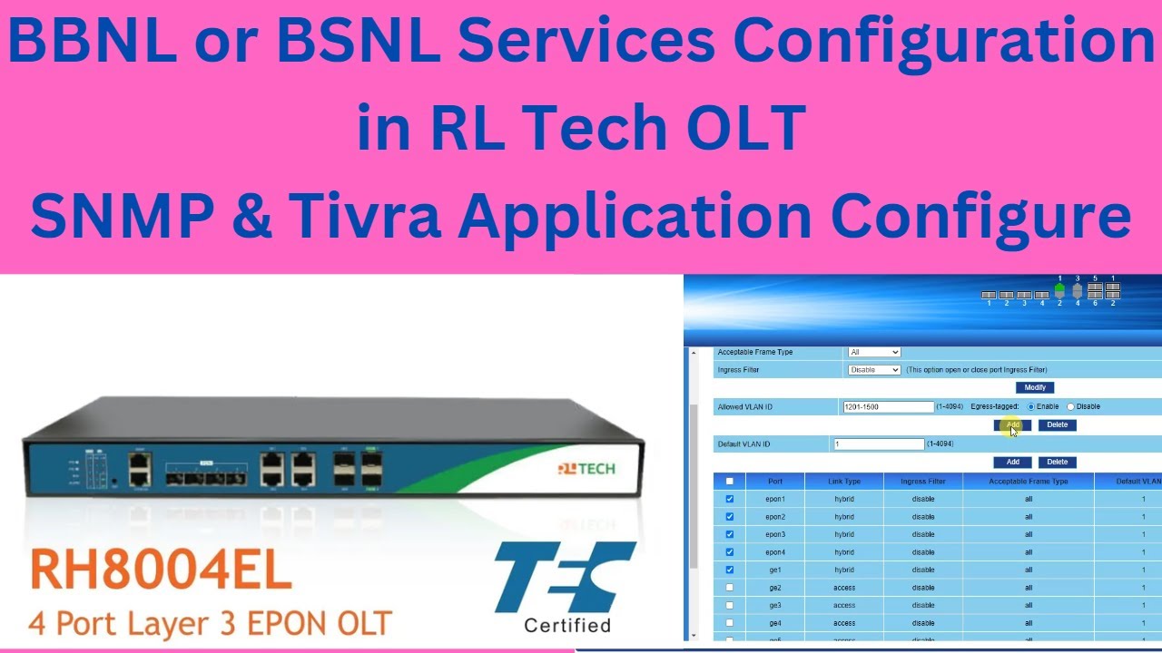 BBNL OLT Configuration: A Complete Guide | The Ultimate Guide to BSNL OLT Configuration