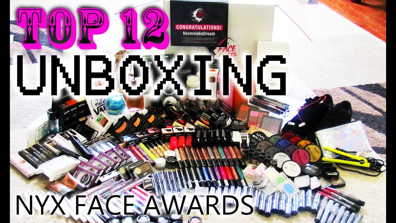 TOP 12 Unboxing NYX Face Awards 2016