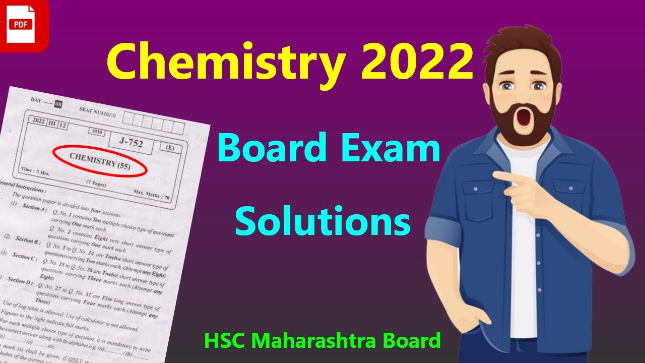 HSC Chemistry 2022 Board Exam Question Paper Solution | Complete Solution Maharashtra Board