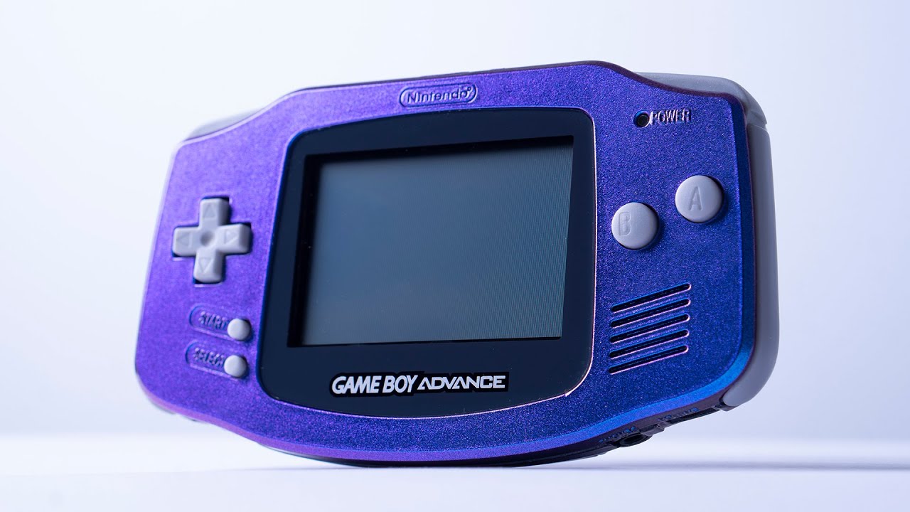 Tuneando Gameboy Advance Purple Blue