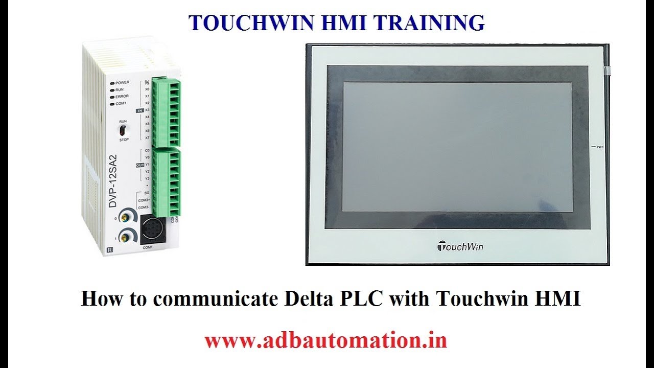 EASILY COMMUNICATE DELTA PLC WITH TOUCHWIN HMI