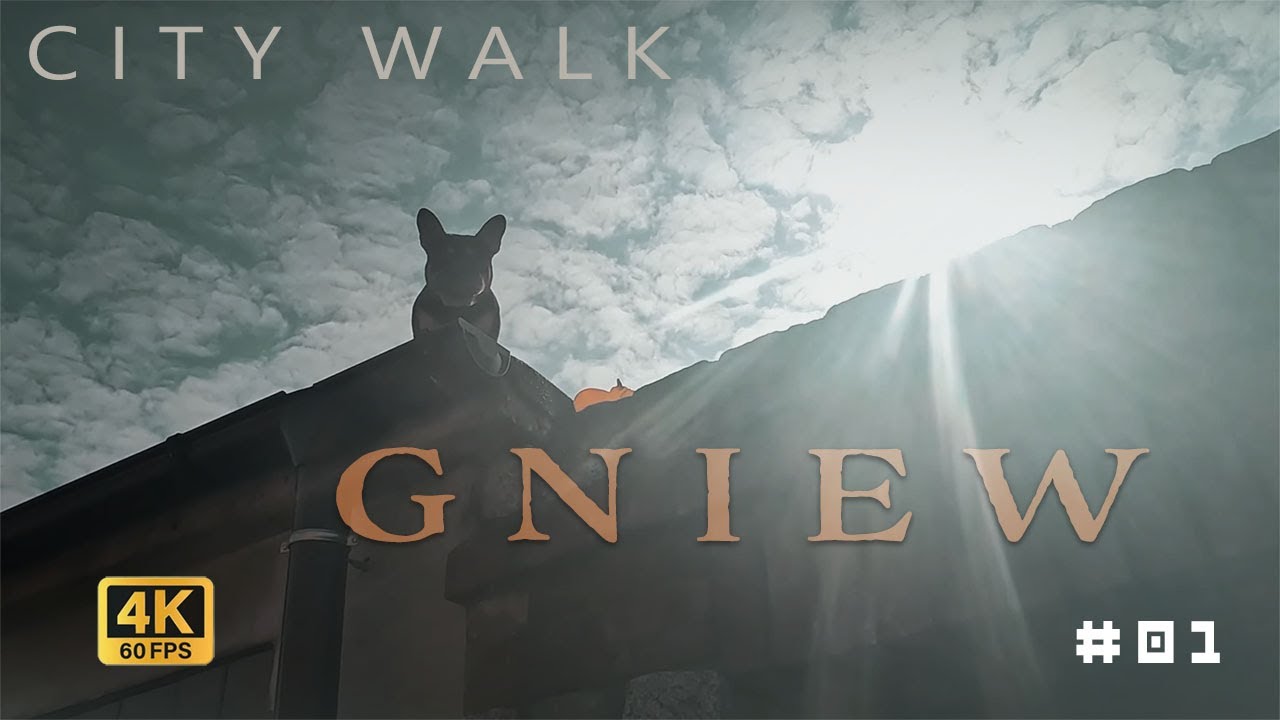 CITY WALK GNIEW | Kwiecien 2025 | 4K