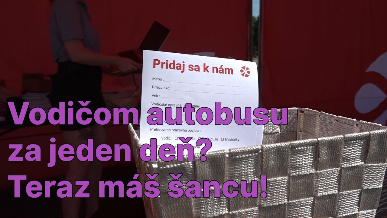 27.6.2025 | Vyskúšali by ste si riadiť autobus
