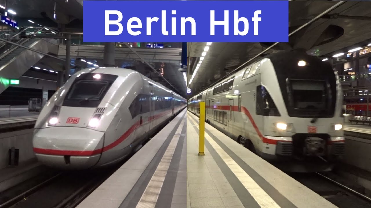 【Germany: Berlin Central Station】ICE,IC,Nightjet,Railjet,FlixTrain train rail traffic -- 14.12.2024