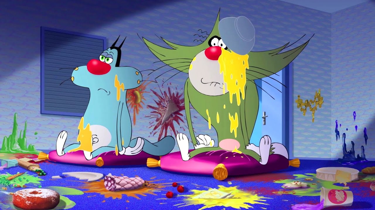 Oggy and the Cockroaches - What a total mess (Compilation) BEST CARTOON COLLECTION | New Episodes HD