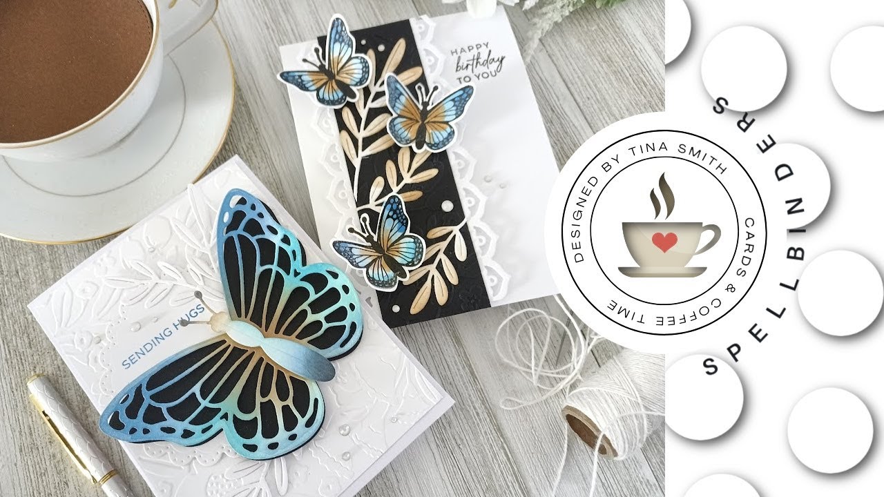 Spellbinders | Bibi's Butterflies Collection | Pop-Up Butterfly Card