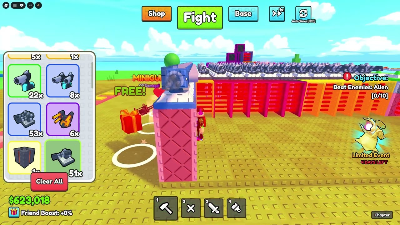 how to defense a base in Roblox game