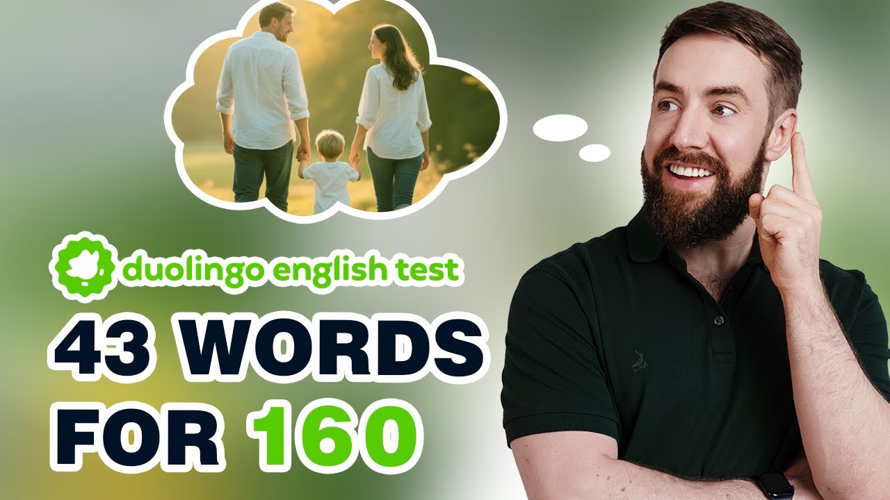 160-Level Vocabulary for Memories | Duolingo English Test